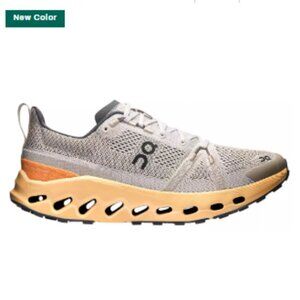 On Men's Cloudsurfer Trail Running Shoes-Color: Silver